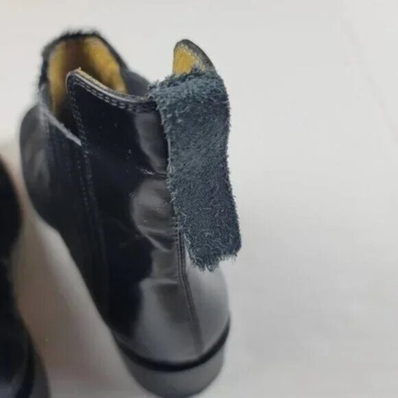 Billy Reid Court Chelsea Calf Leather Pull On Ankle Boots Classic Black Pull On - Picture 13 of 13